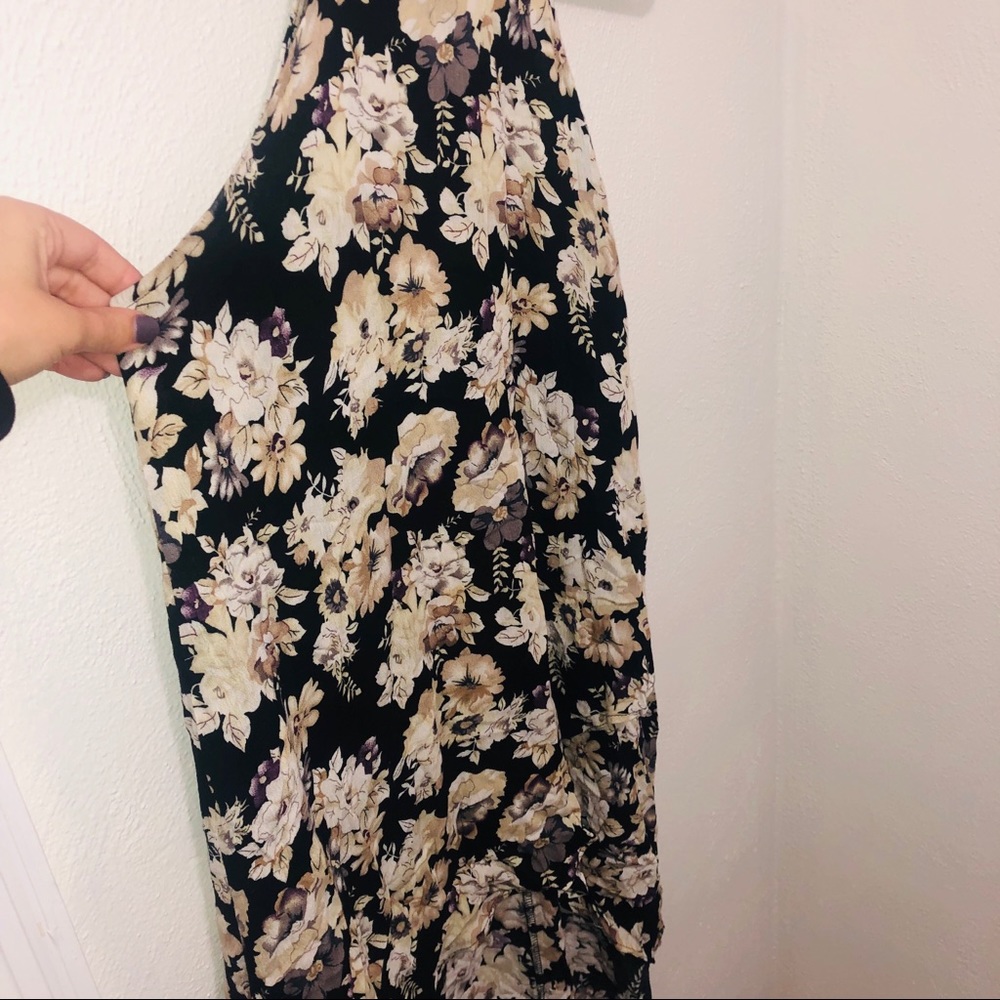 Floral High/Low Dress